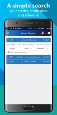 PSUT-Student android App screenshot 4